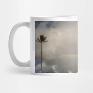 Palm Tree and Rainbow Mug